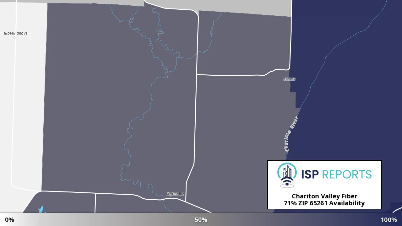 65261, MO map of internet availability