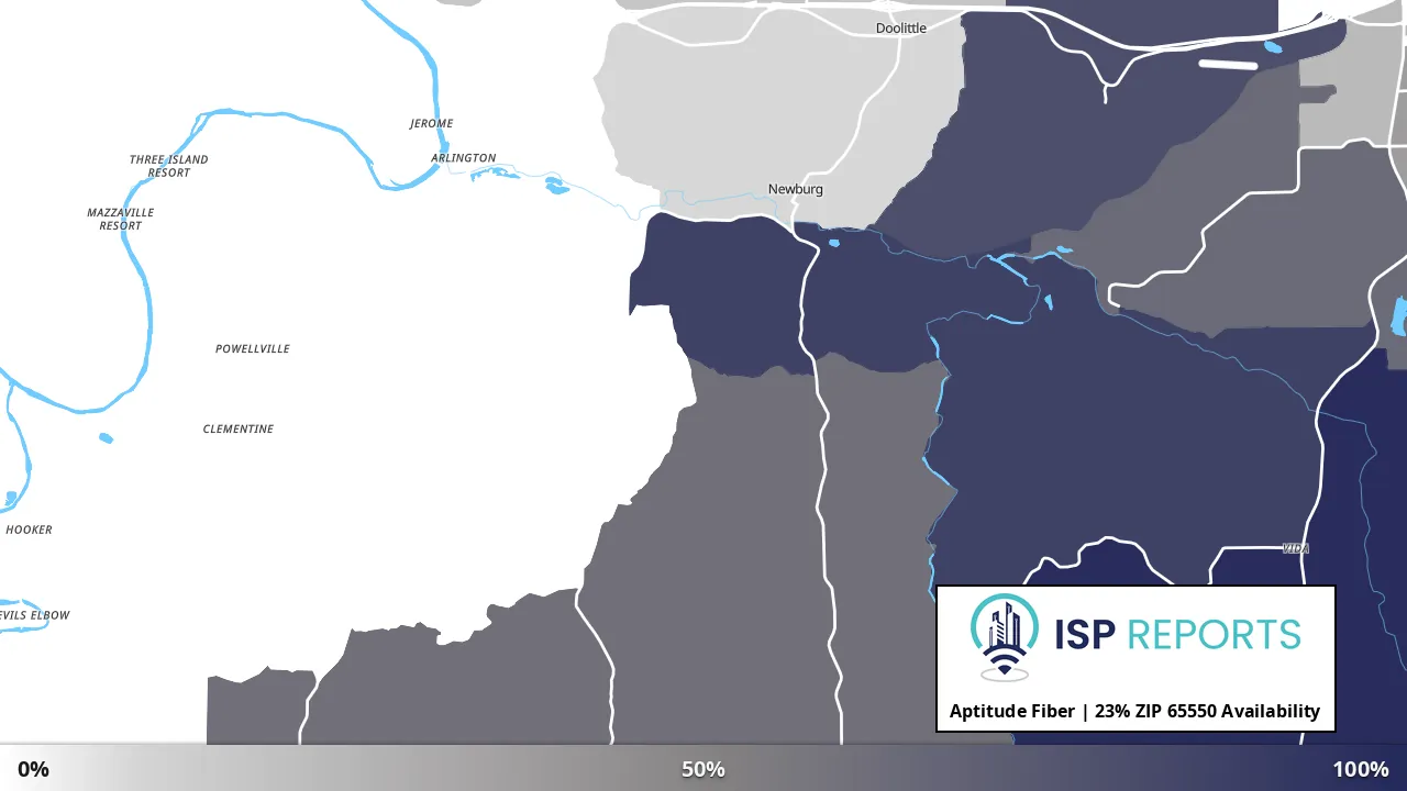 65550, MO map of internet availability