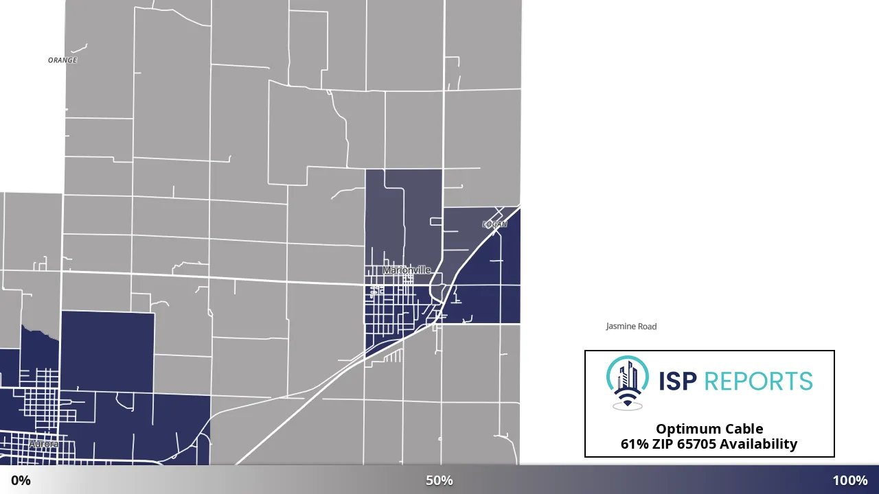 65705, MO map of internet availability