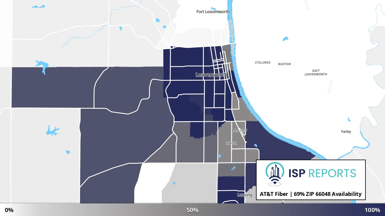 66048, KS map of internet availability
