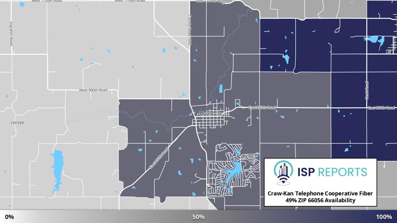 66056, KS map of internet availability