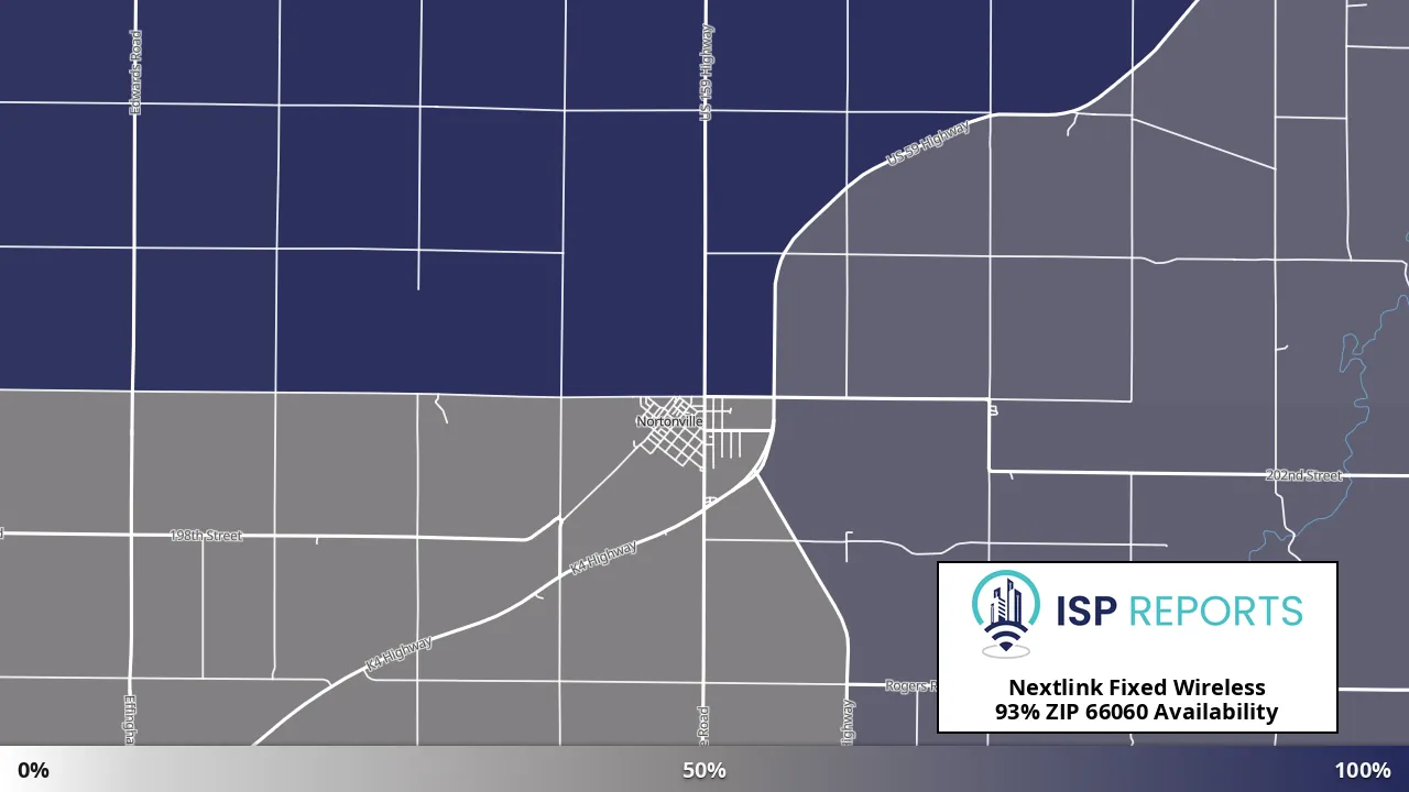 66060, KS map of internet availability