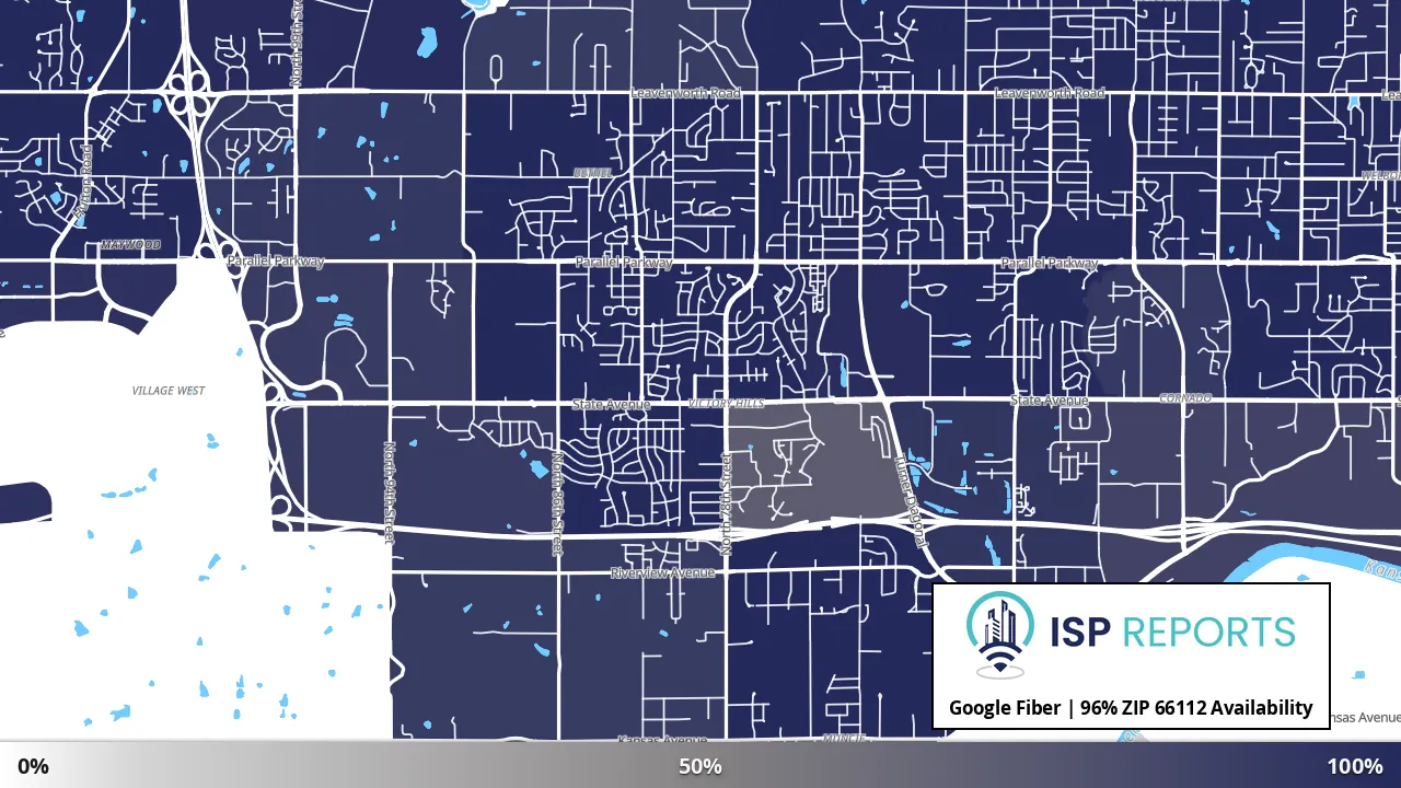 66112, KS map of internet availability