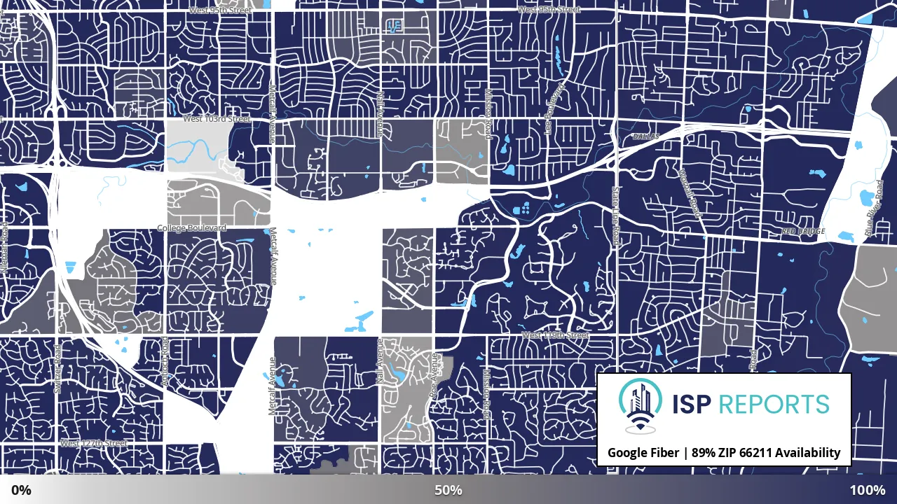 66211, KS map of internet availability