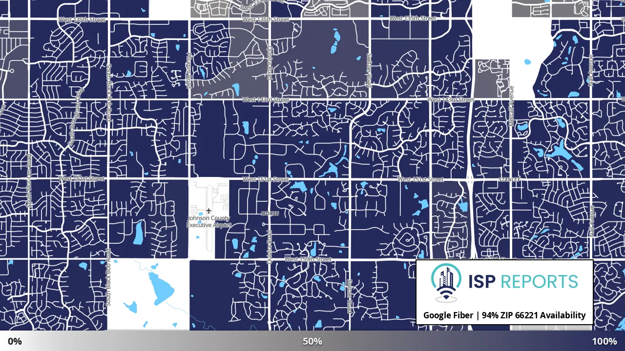 66221, KS map of internet availability
