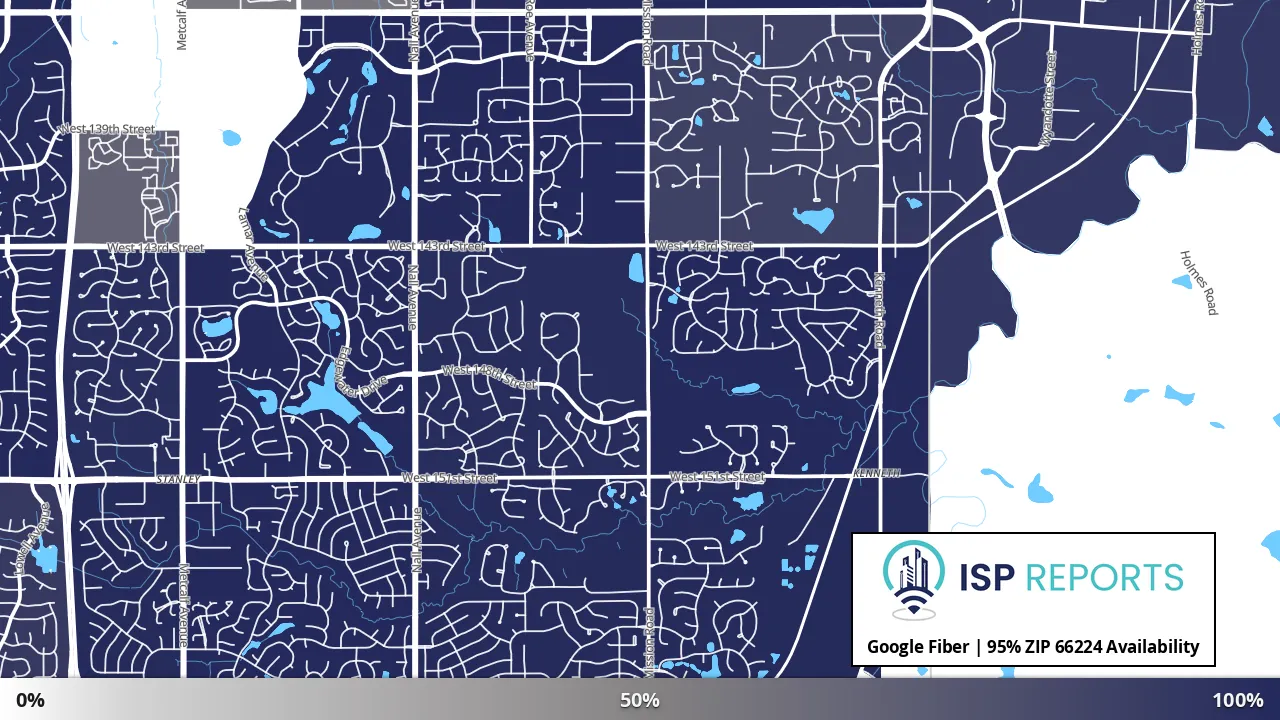 66224, KS map of internet availability
