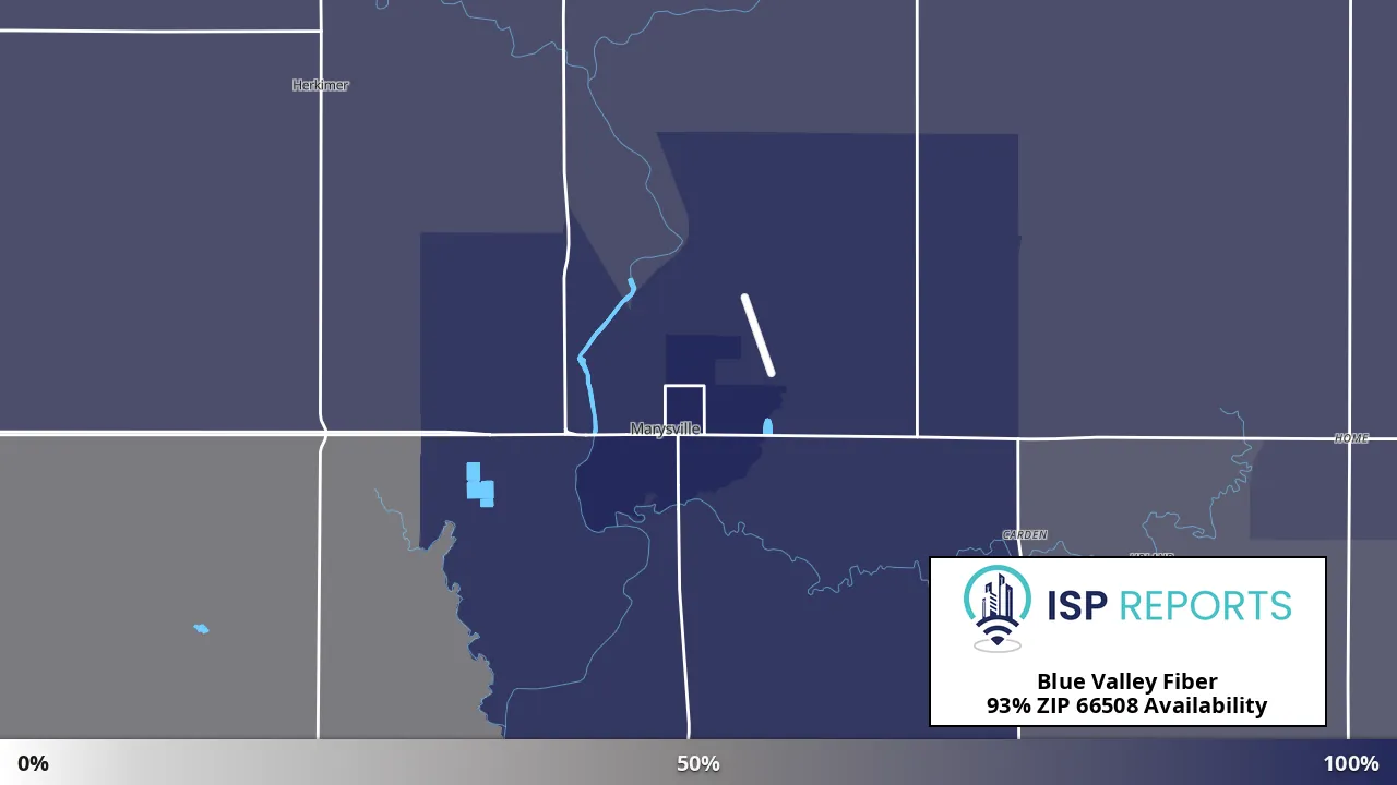 66508, KS map of internet availability