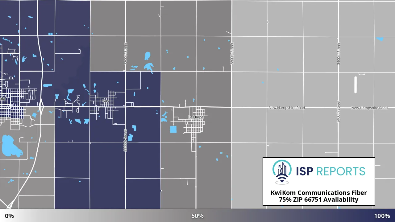 66751, KS map of internet availability