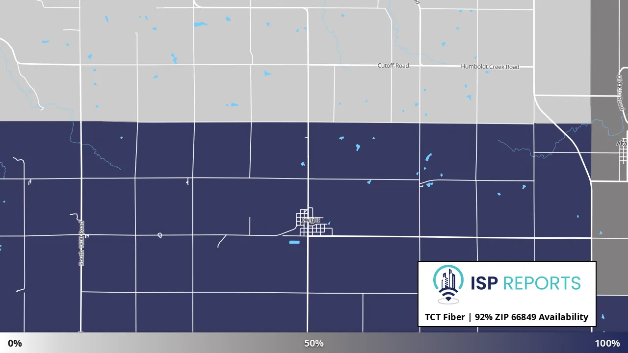 66849, KS map of internet availability