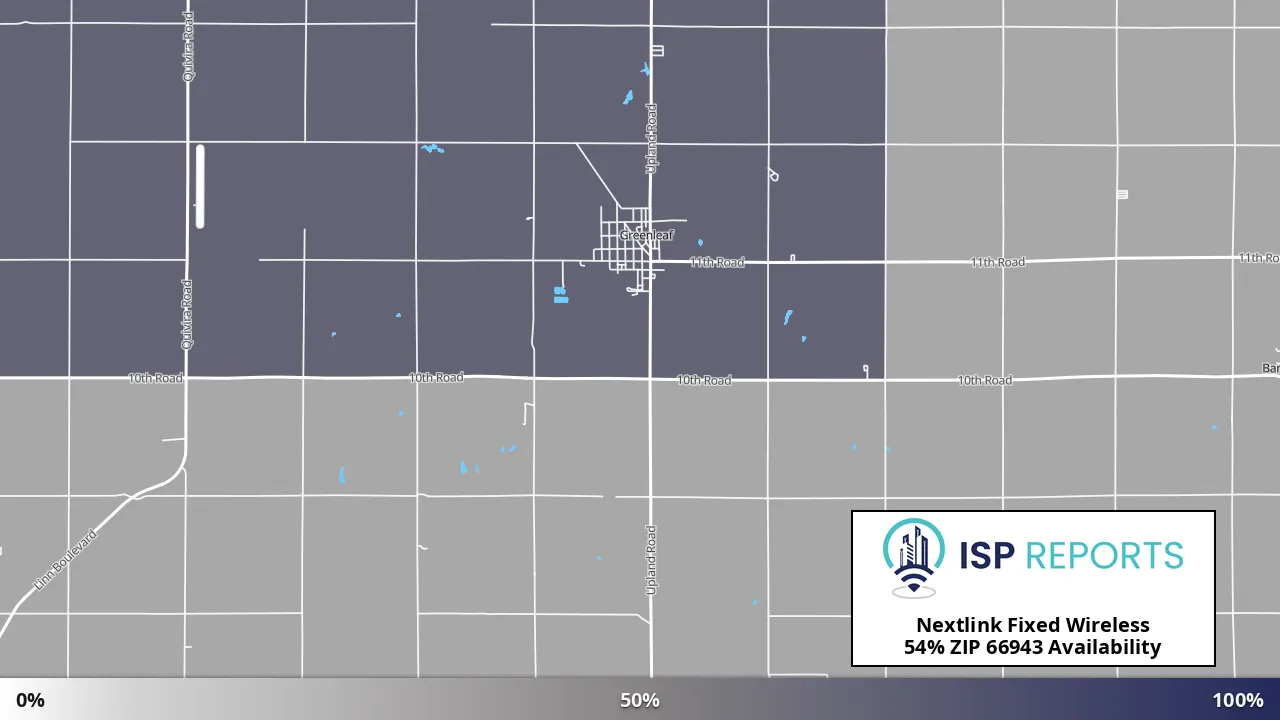 66943, KS map of internet availability