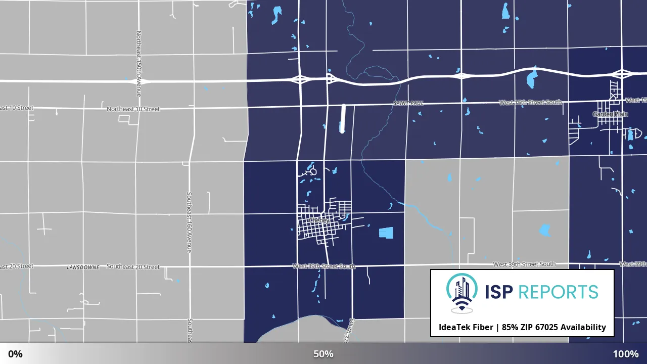 67025, KS map of internet availability