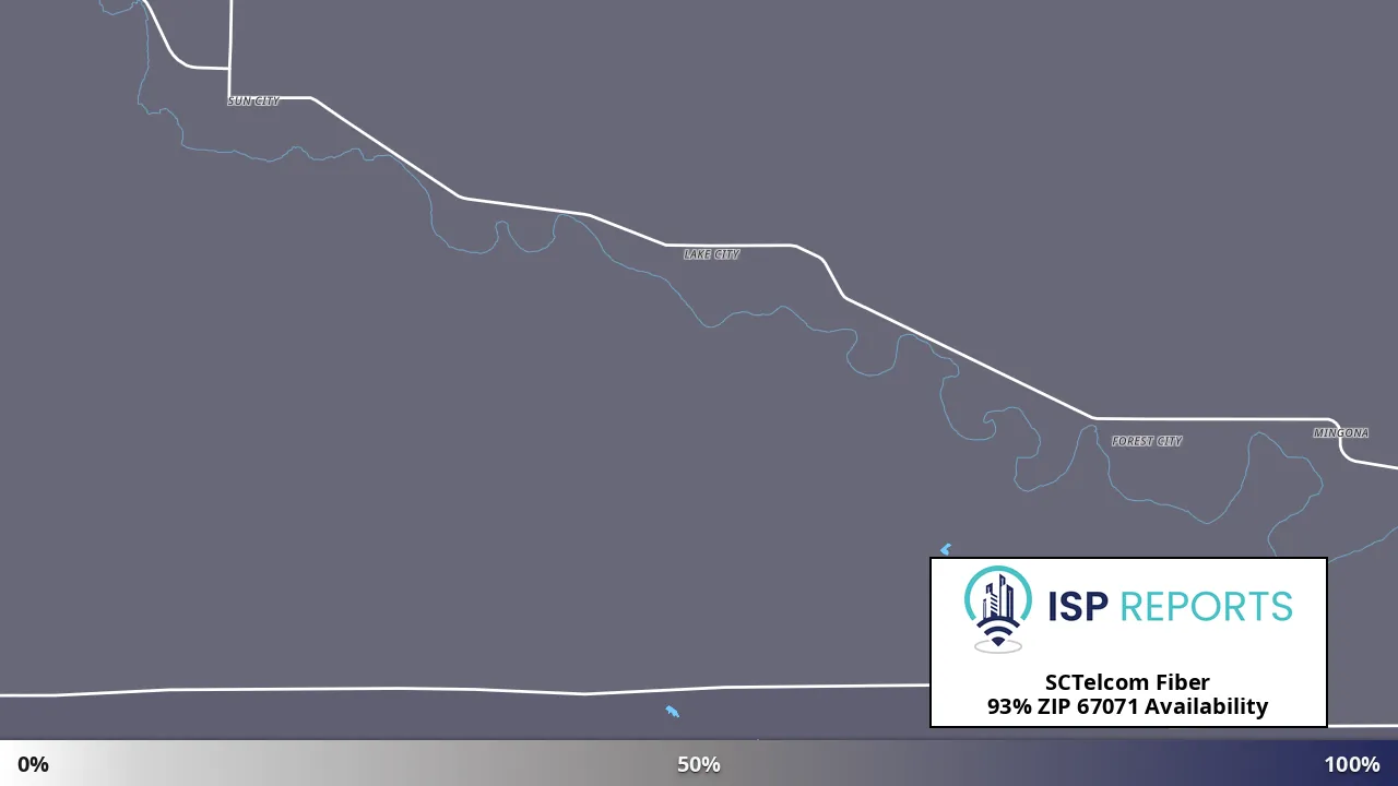 67071, KS map of internet availability