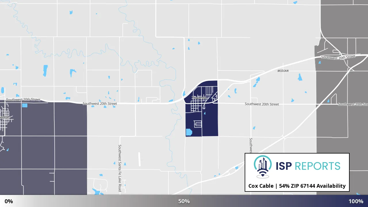 67144, KS map of internet availability