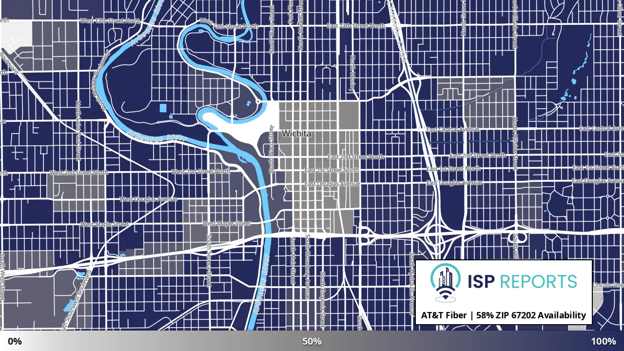 67202, KS map of internet availability