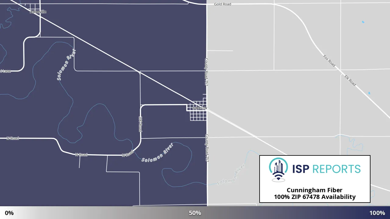 67478, KS map of internet availability