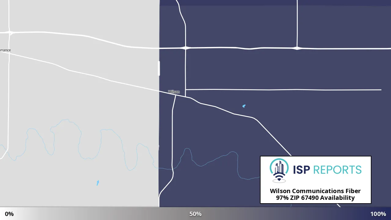 67490, KS map of internet availability