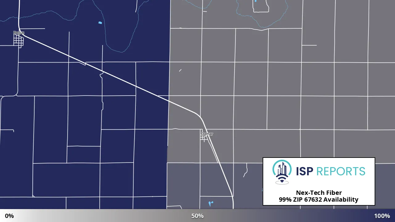 67632, KS map of internet availability