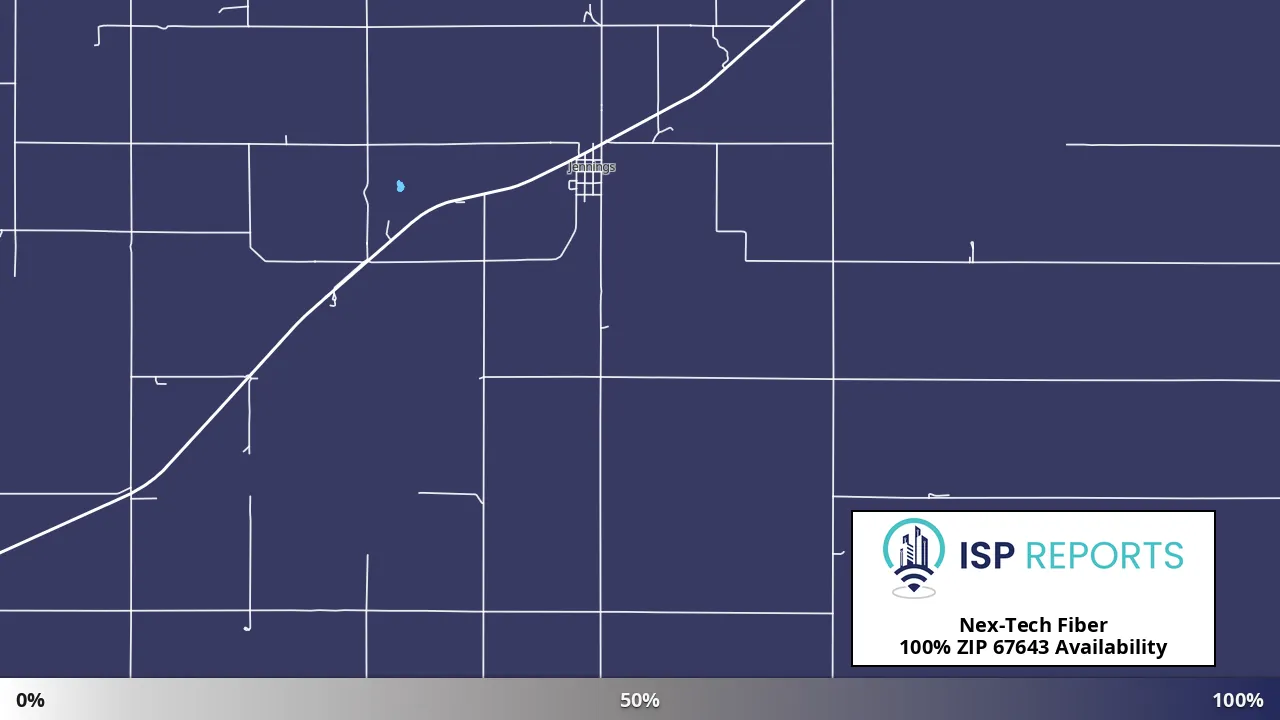 67643, KS map of internet availability