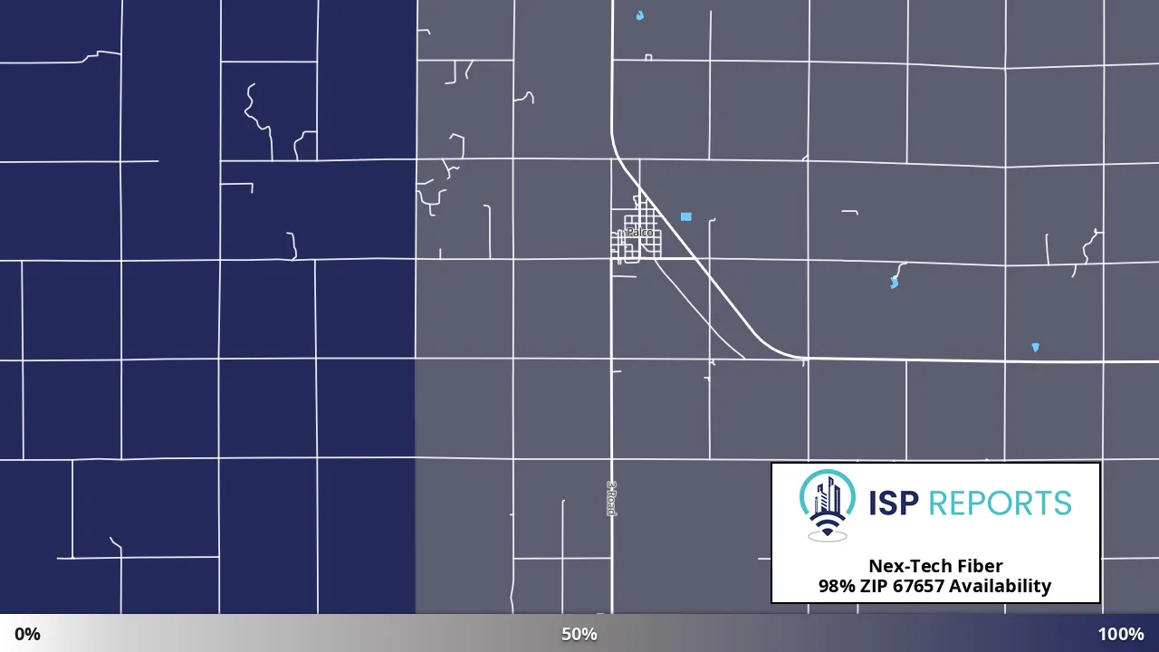 67657, KS map of internet availability