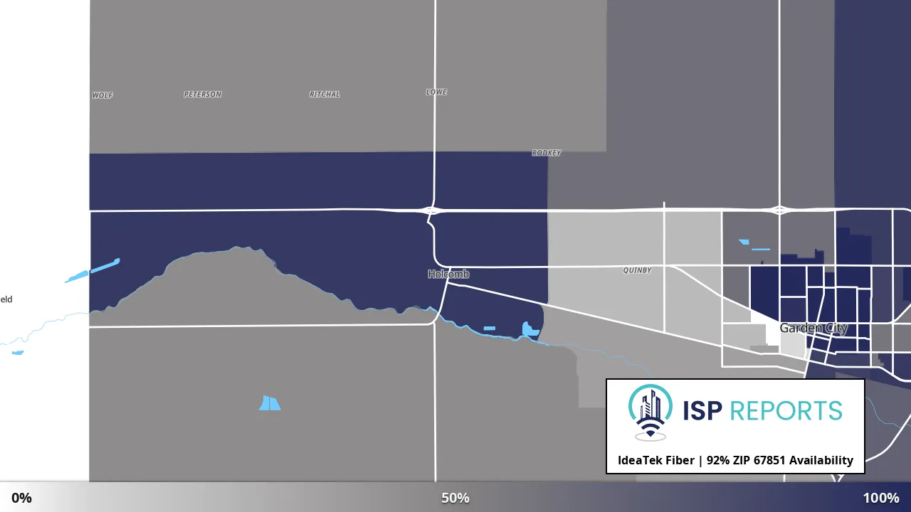 67851, KS map of internet availability