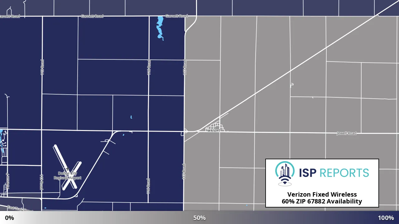 67882, KS map of internet availability