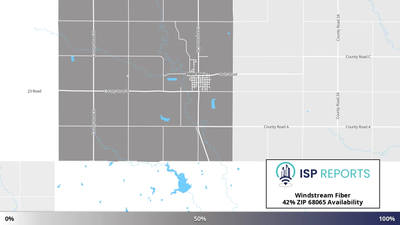 68065, NE map of internet availability