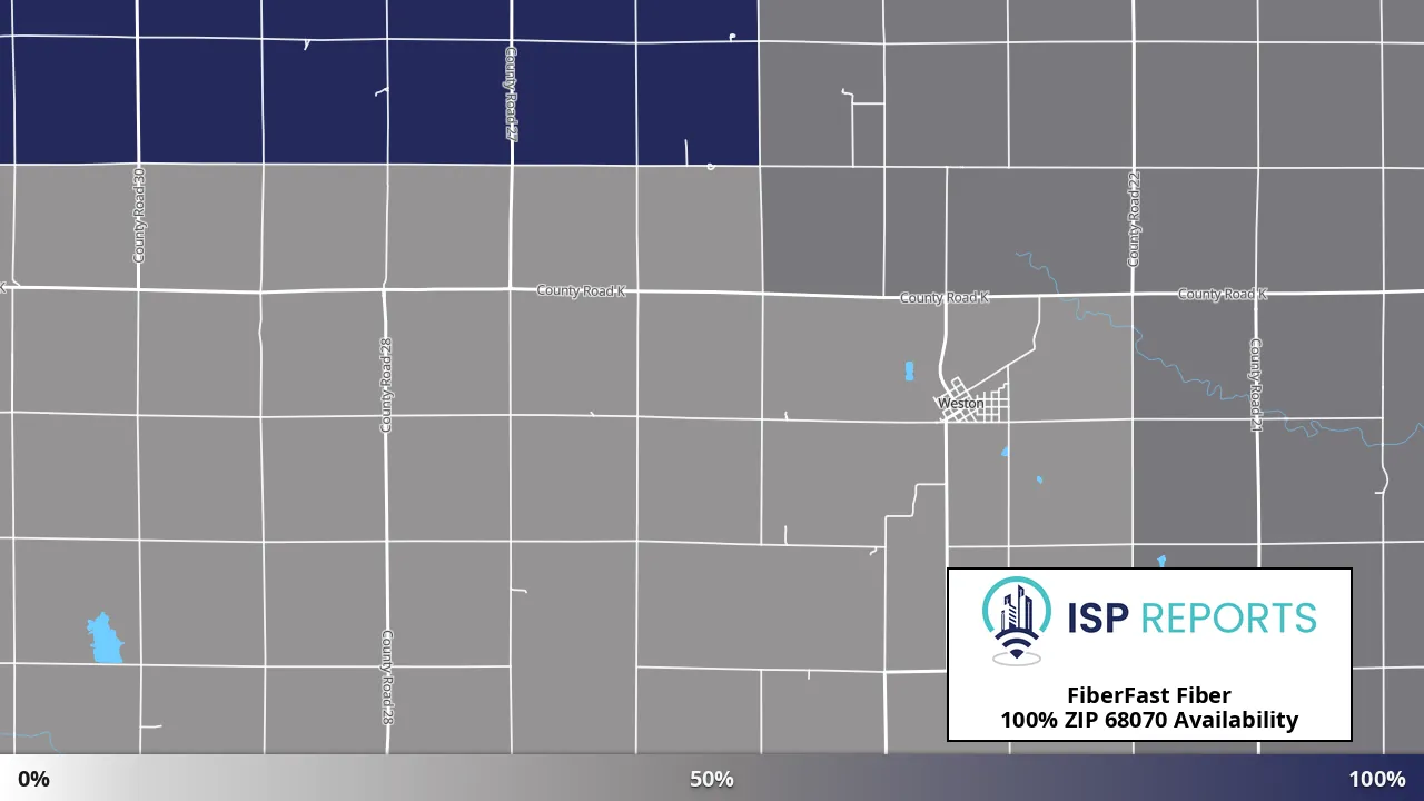 68070, NE map of internet availability