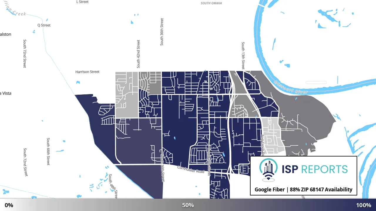 68147, NE map of internet availability