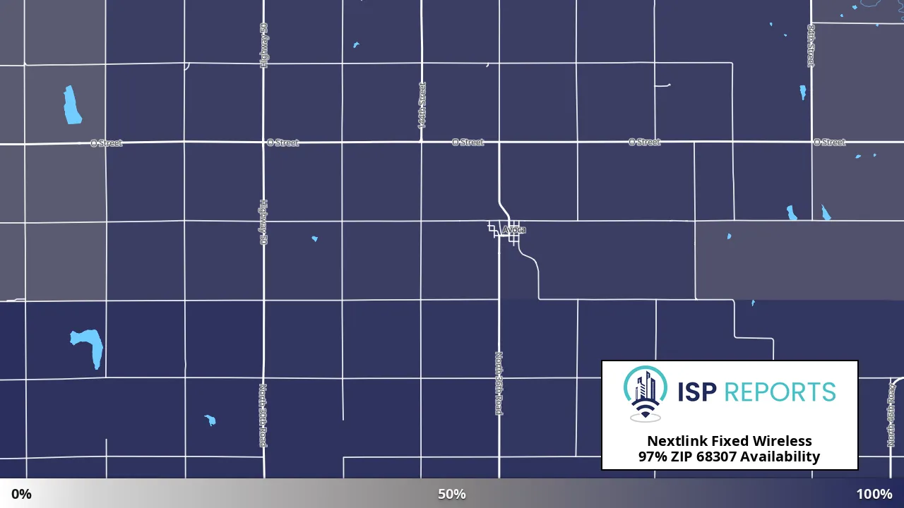 68307, NE map of internet availability
