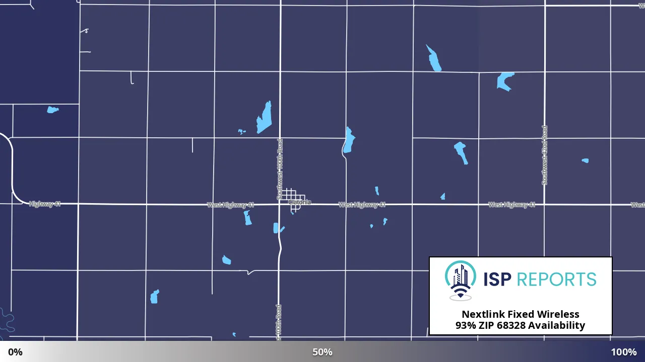 68328, NE map of internet availability