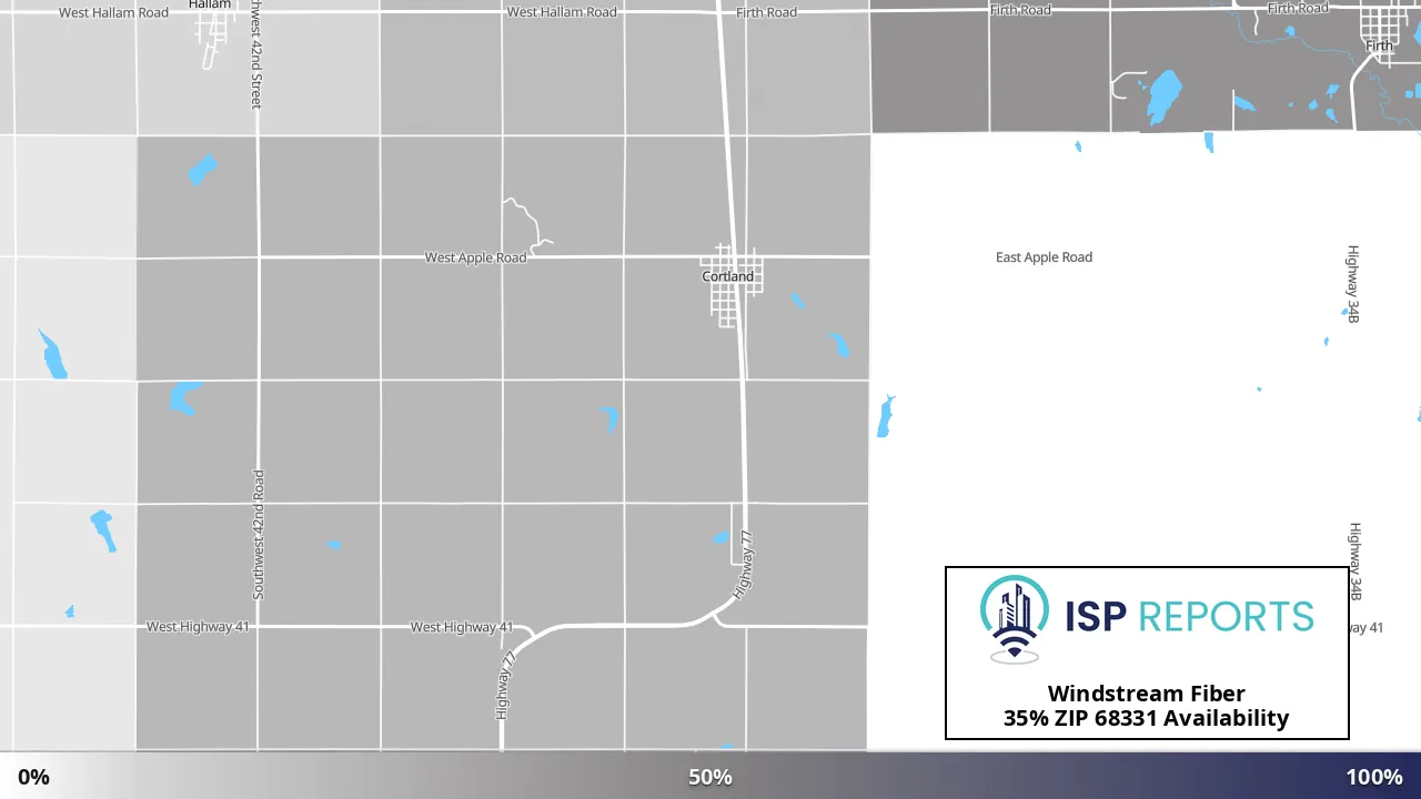 68331, NE map of internet availability