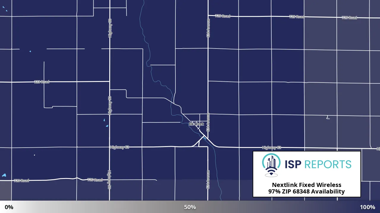68348, NE map of internet availability