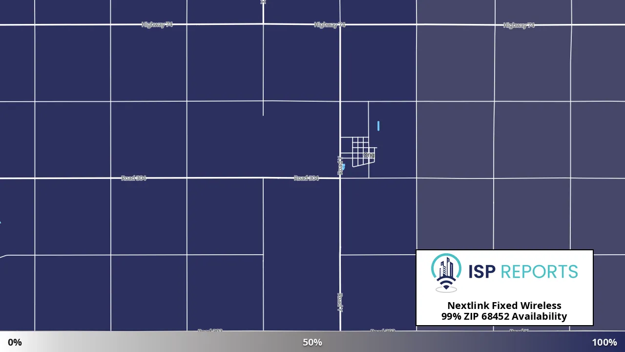 68452, NE map of internet availability