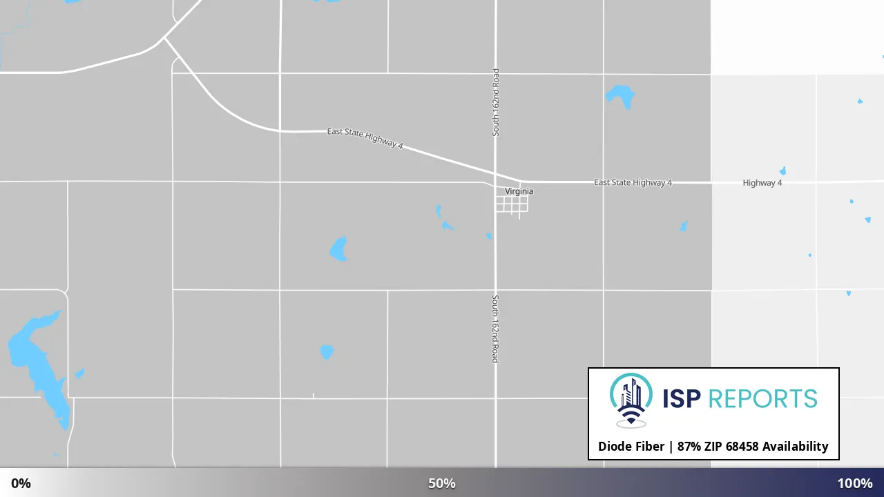 68458, NE map of internet availability