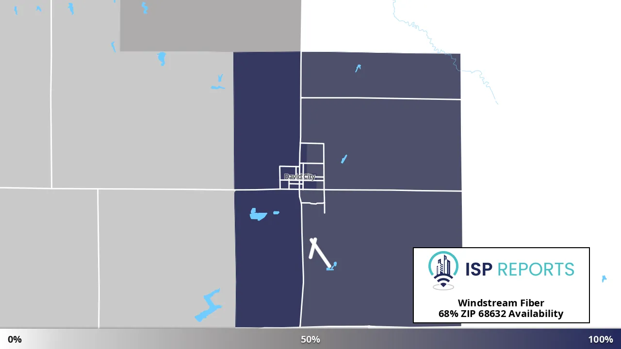 68632, NE map of internet availability