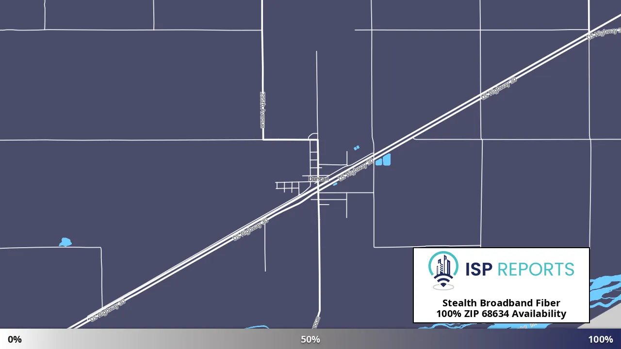 68634, NE map of internet availability