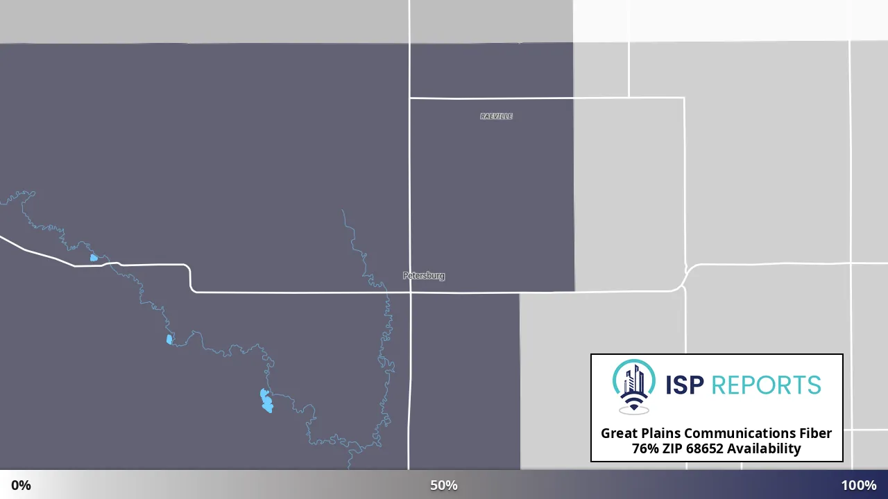 68652, NE map of internet availability