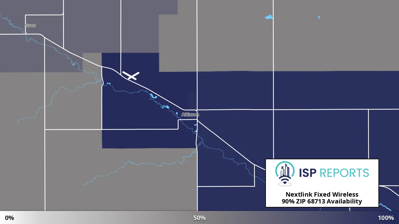 68713, NE map of internet availability