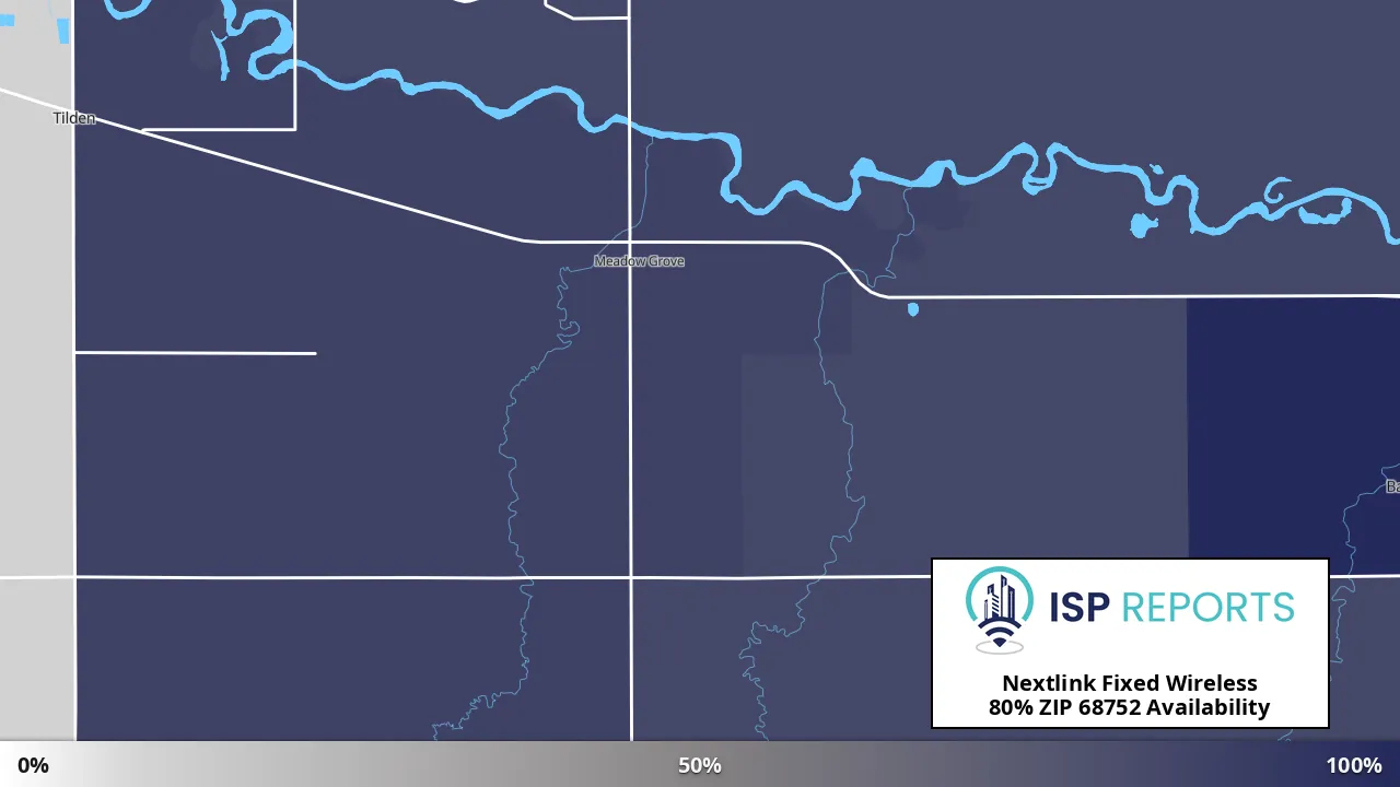 68752, NE map of internet availability