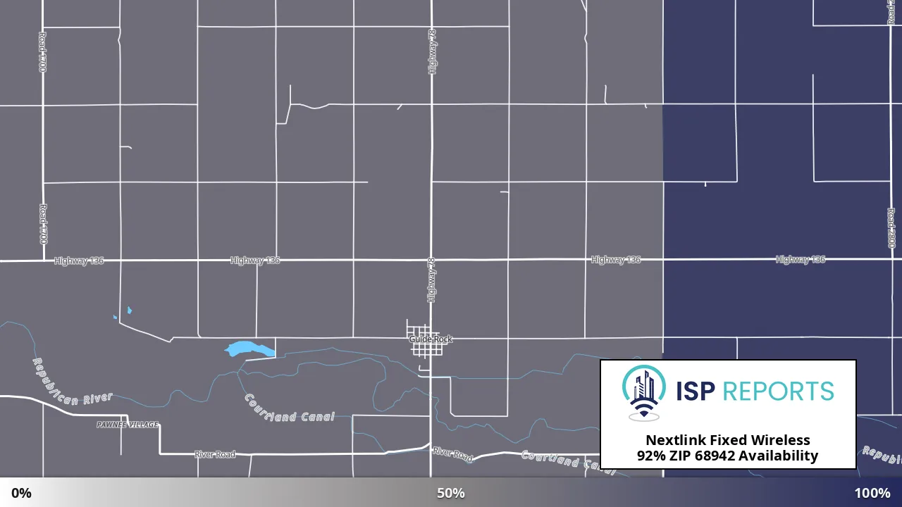 68942, NE map of internet availability