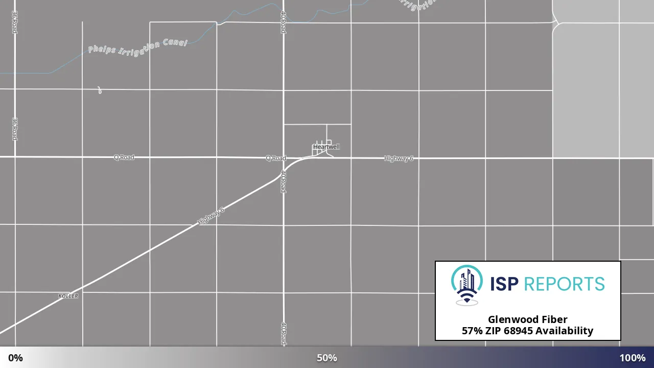 68945, NE map of internet availability