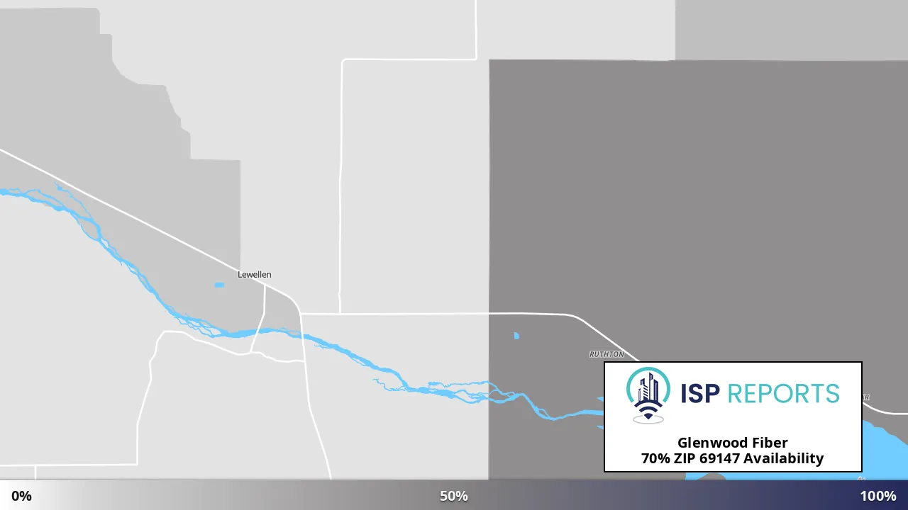 69147, NE map of internet availability