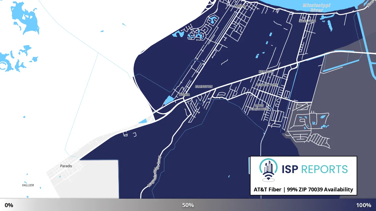 70039, LA map of internet availability
