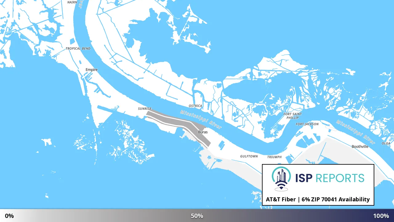 70041, LA map of internet availability