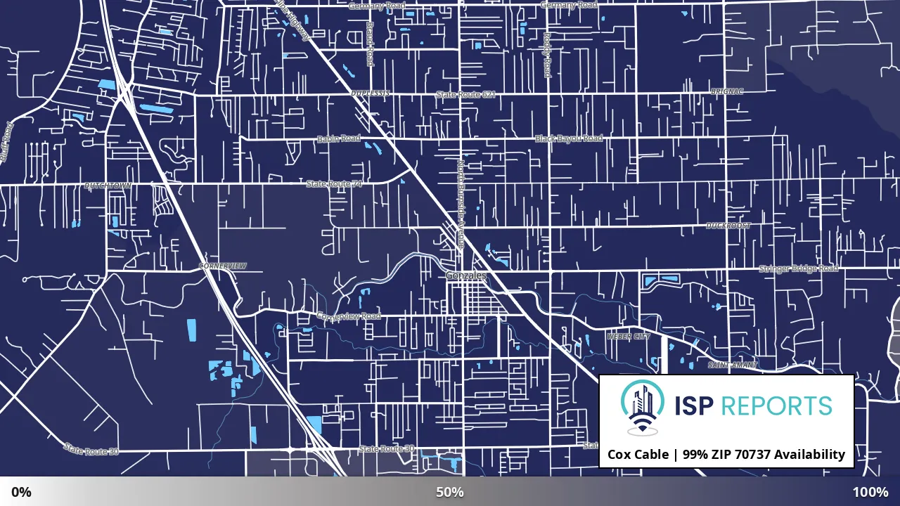 70737, LA map of internet availability
