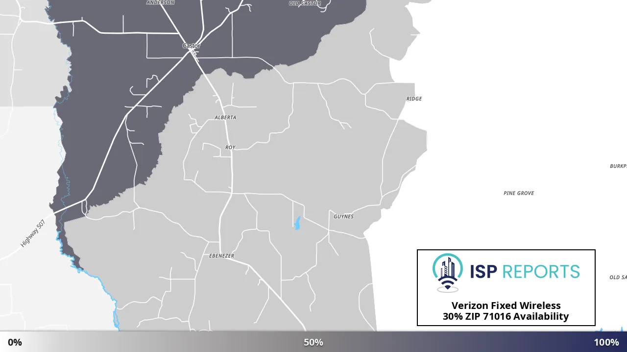 71016, LA map of internet availability