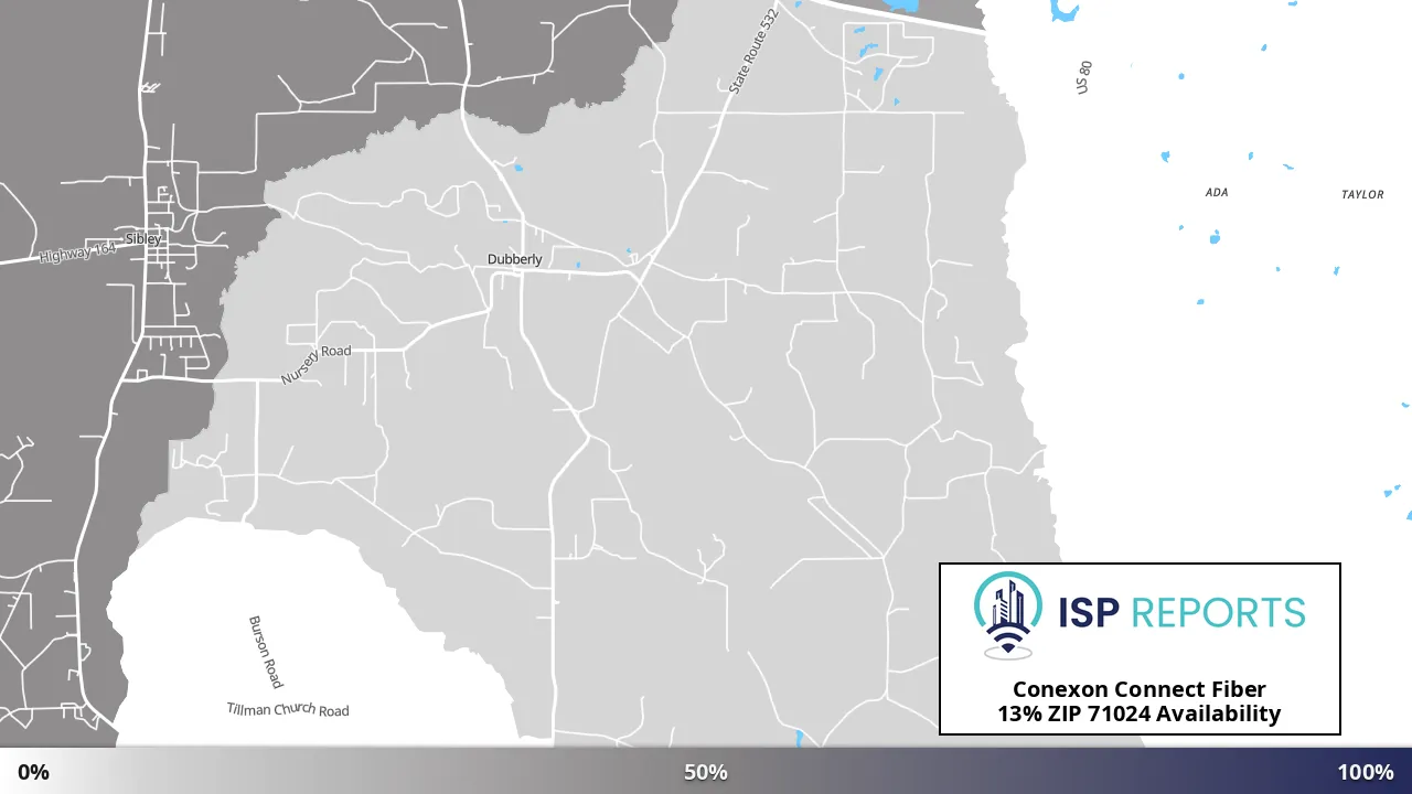 71024, LA map of internet availability