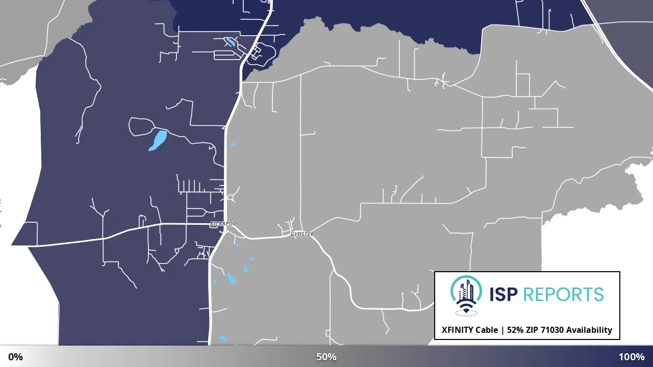 71030, LA map of internet availability