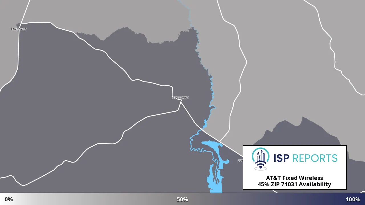 71031, LA map of internet availability
