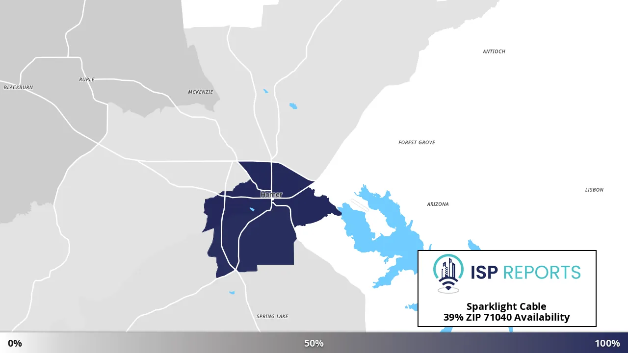 71040, LA map of internet availability